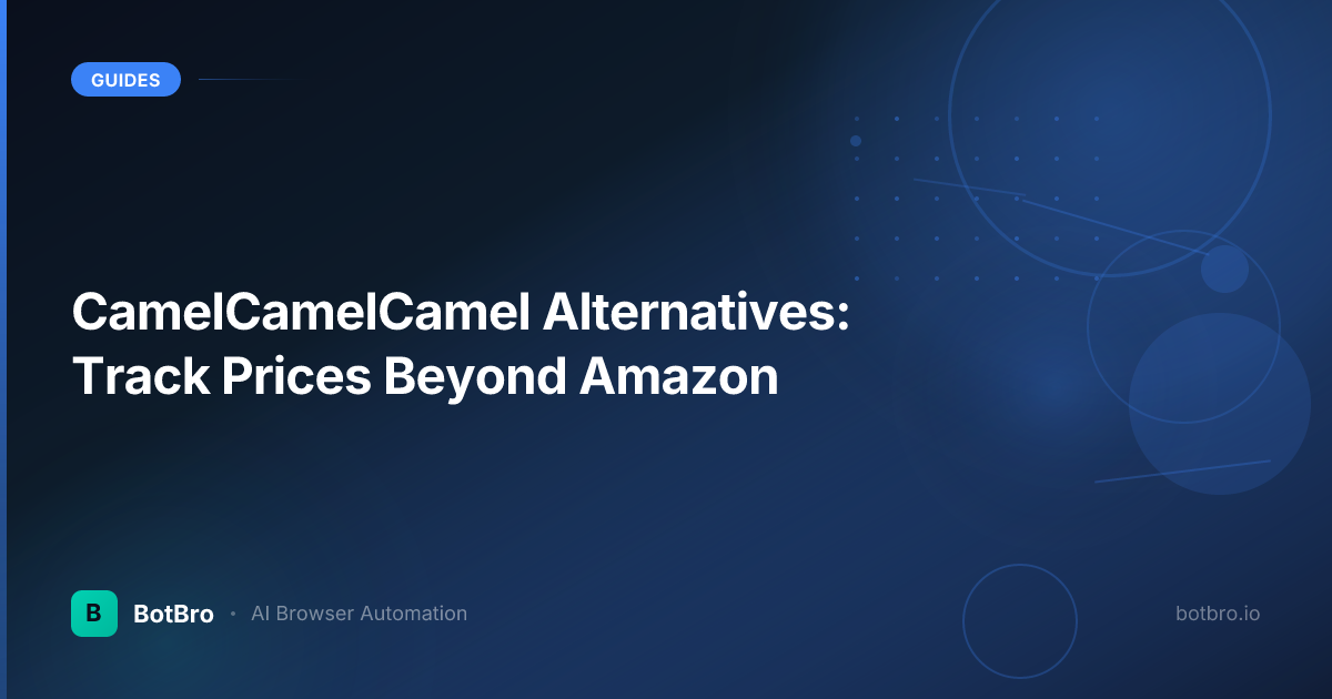 CamelCamelCamel Alternatives: Track Prices Beyond Amazon