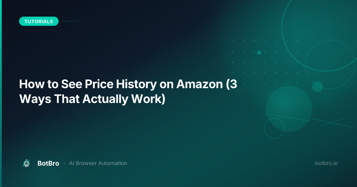 How to see price history on Amazon — charts and alerts