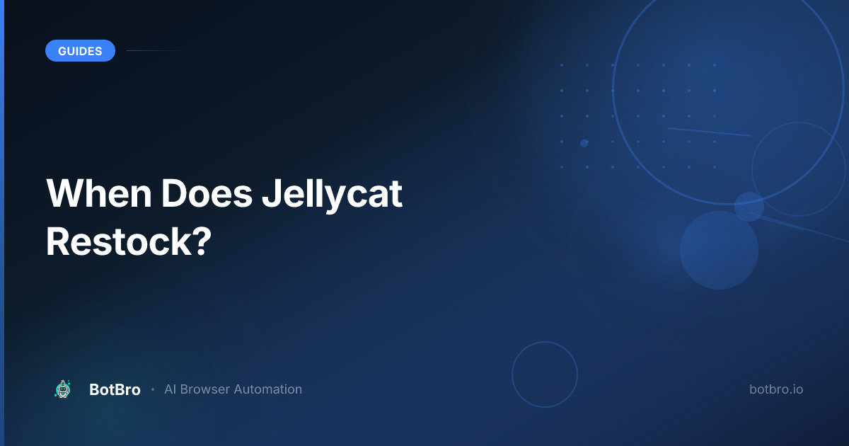 When Does Jellycat Restock?